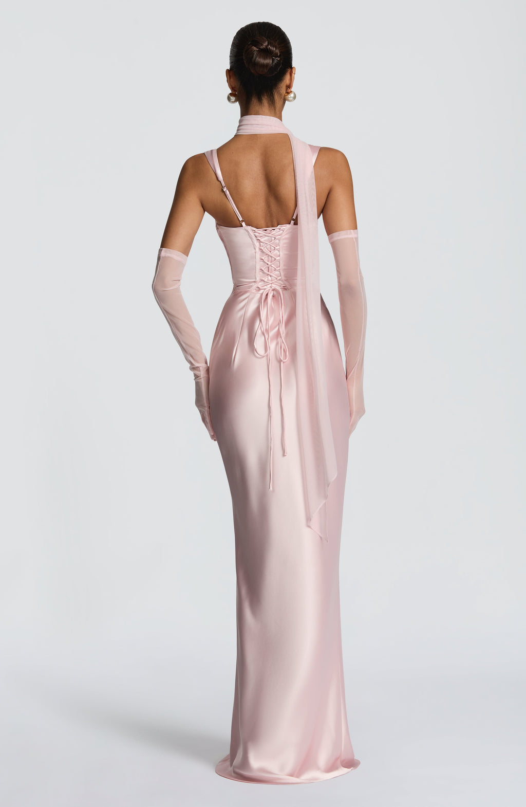 Vestido Naeti ™ - Elegancia satinada con estructura refinada