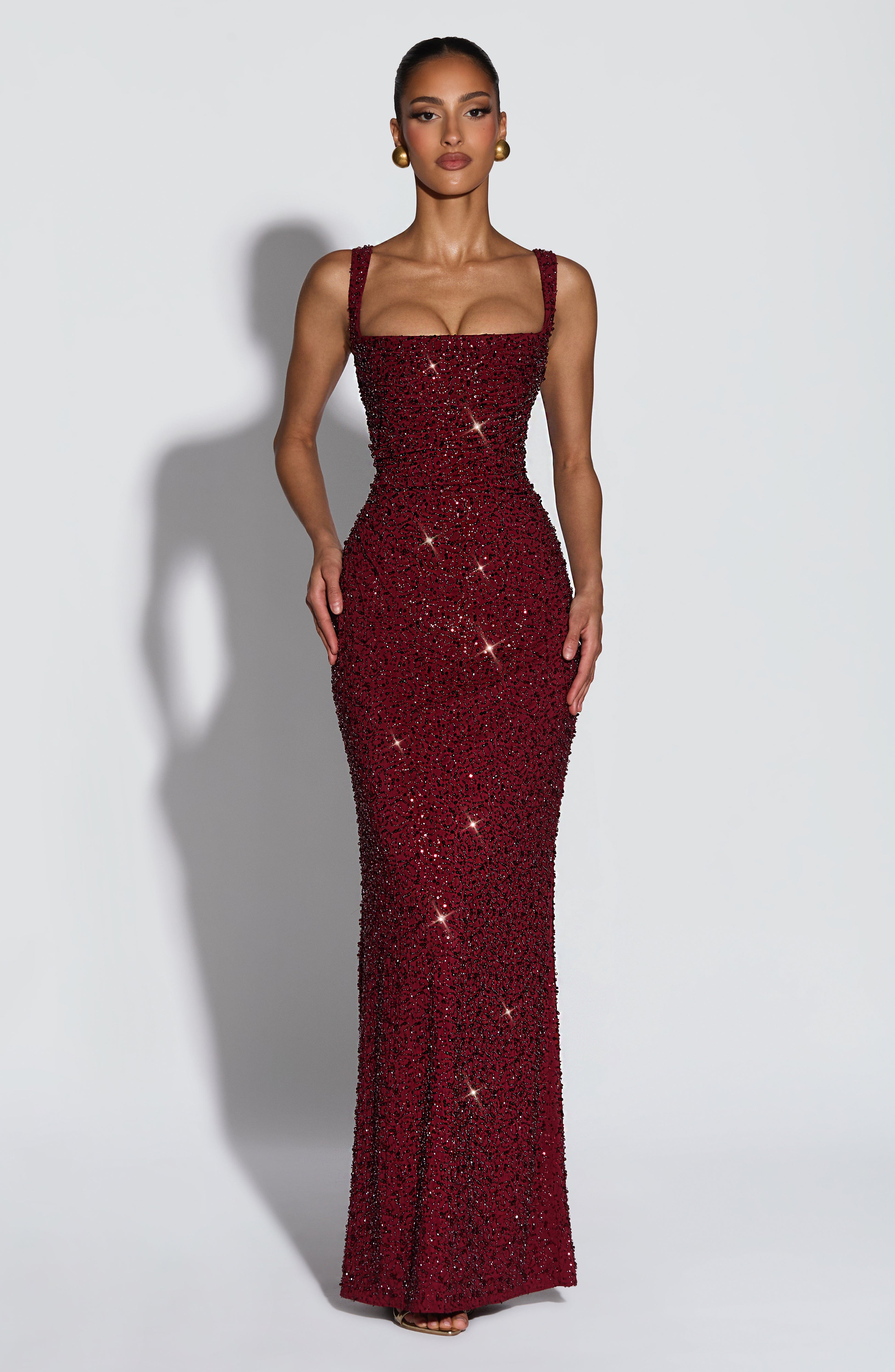 Rosa | Maxivestido con Escote Cuadrado