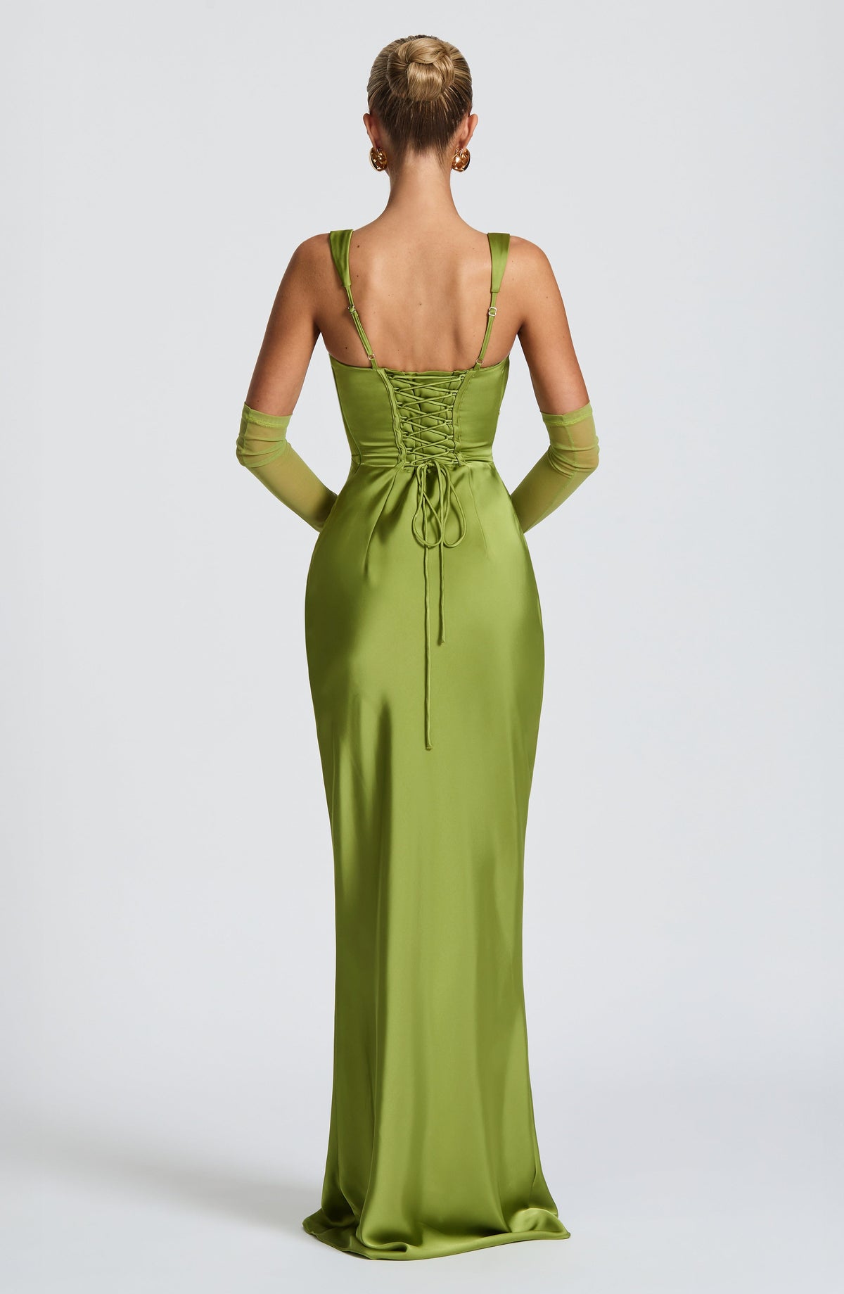 Vestido Naeti ™ - Elegancia satinada con estructura refinada