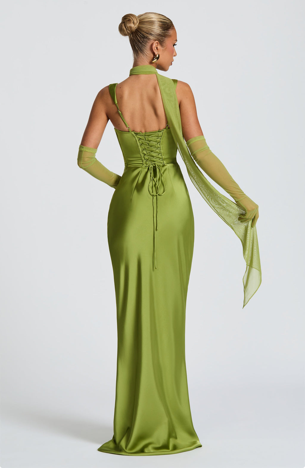 Vestido Naeti ™ - Elegancia satinada con estructura refinada