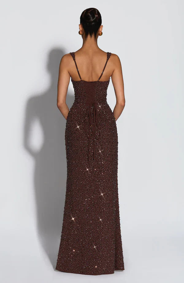 Rosa | Maxivestido con Escote Cuadrado