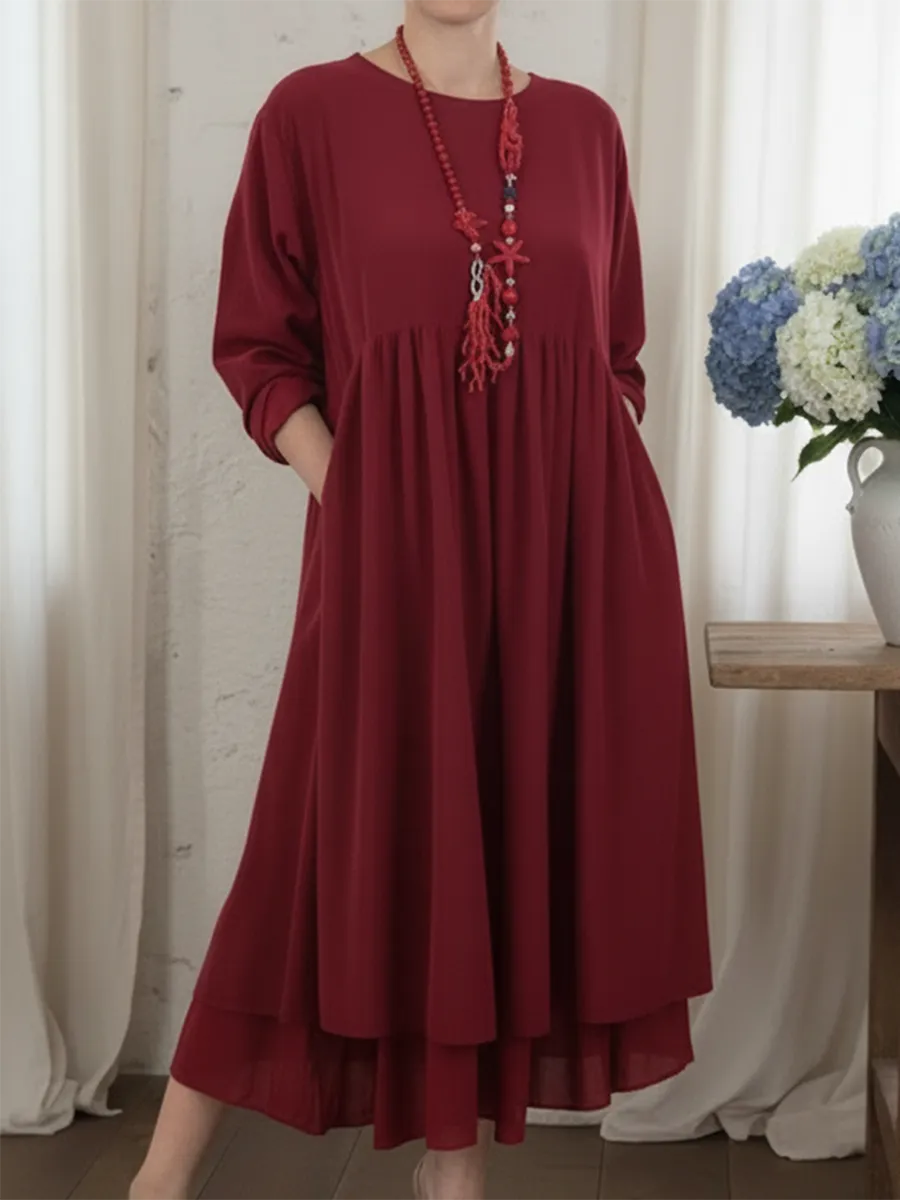 Melvaria | Vestido Midi Relajado