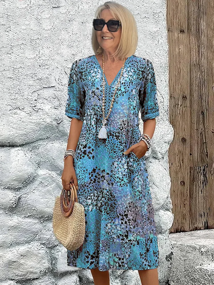 Camille | Vestido de flores brillantes