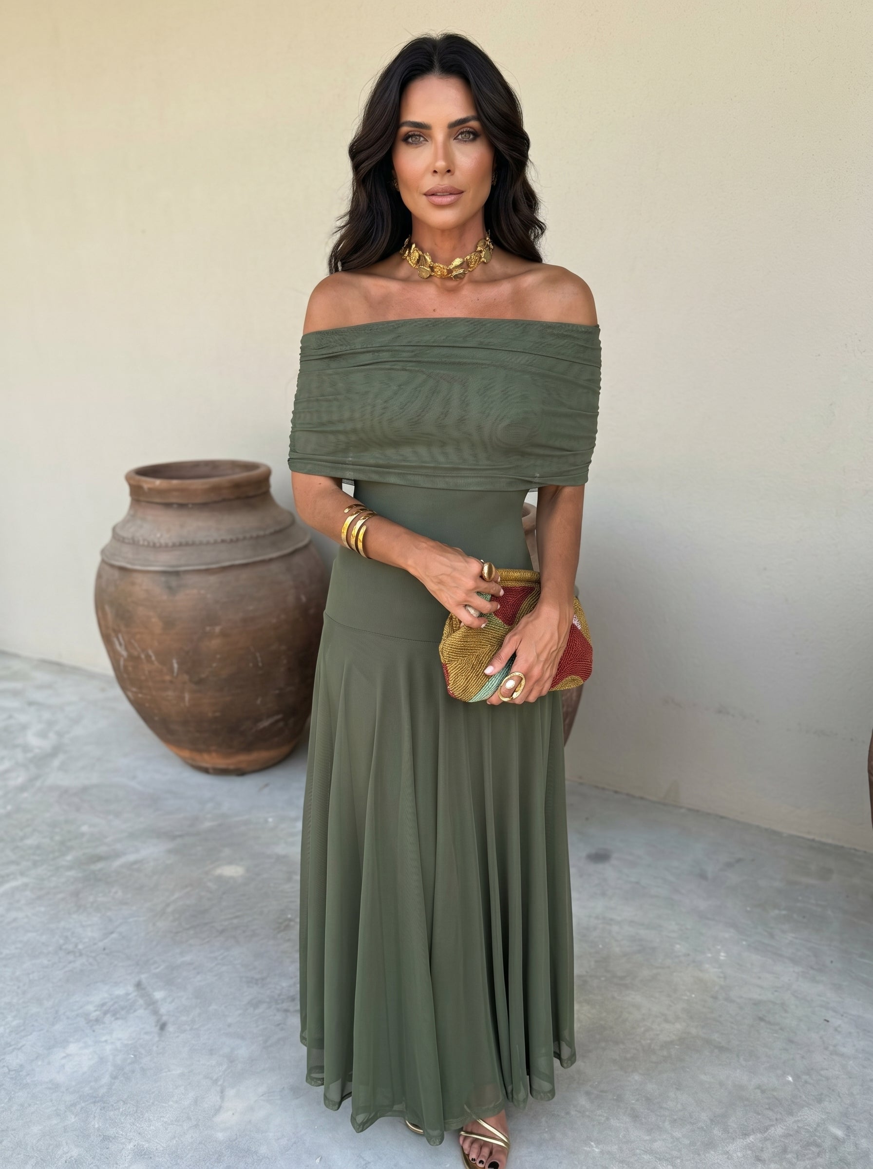 Toledo | Vestido femenino de lino-seda
