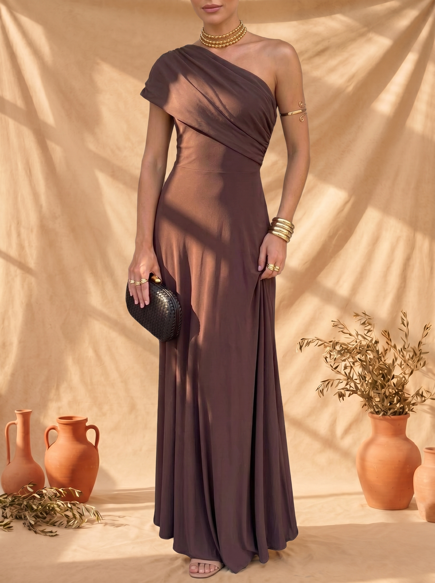 Toledo | Vestido femenino de lino-seda
