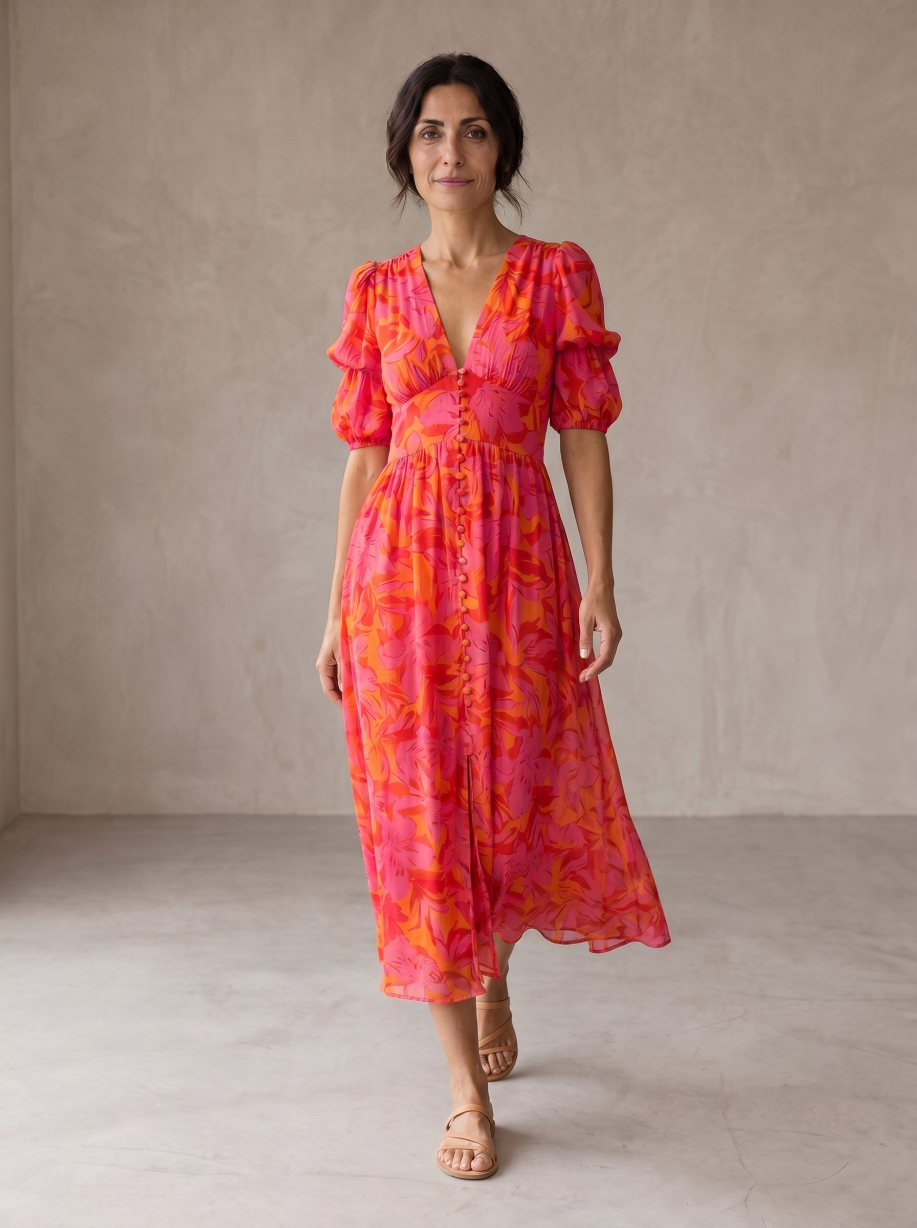 Armonía | Maxivestido en colores de sol