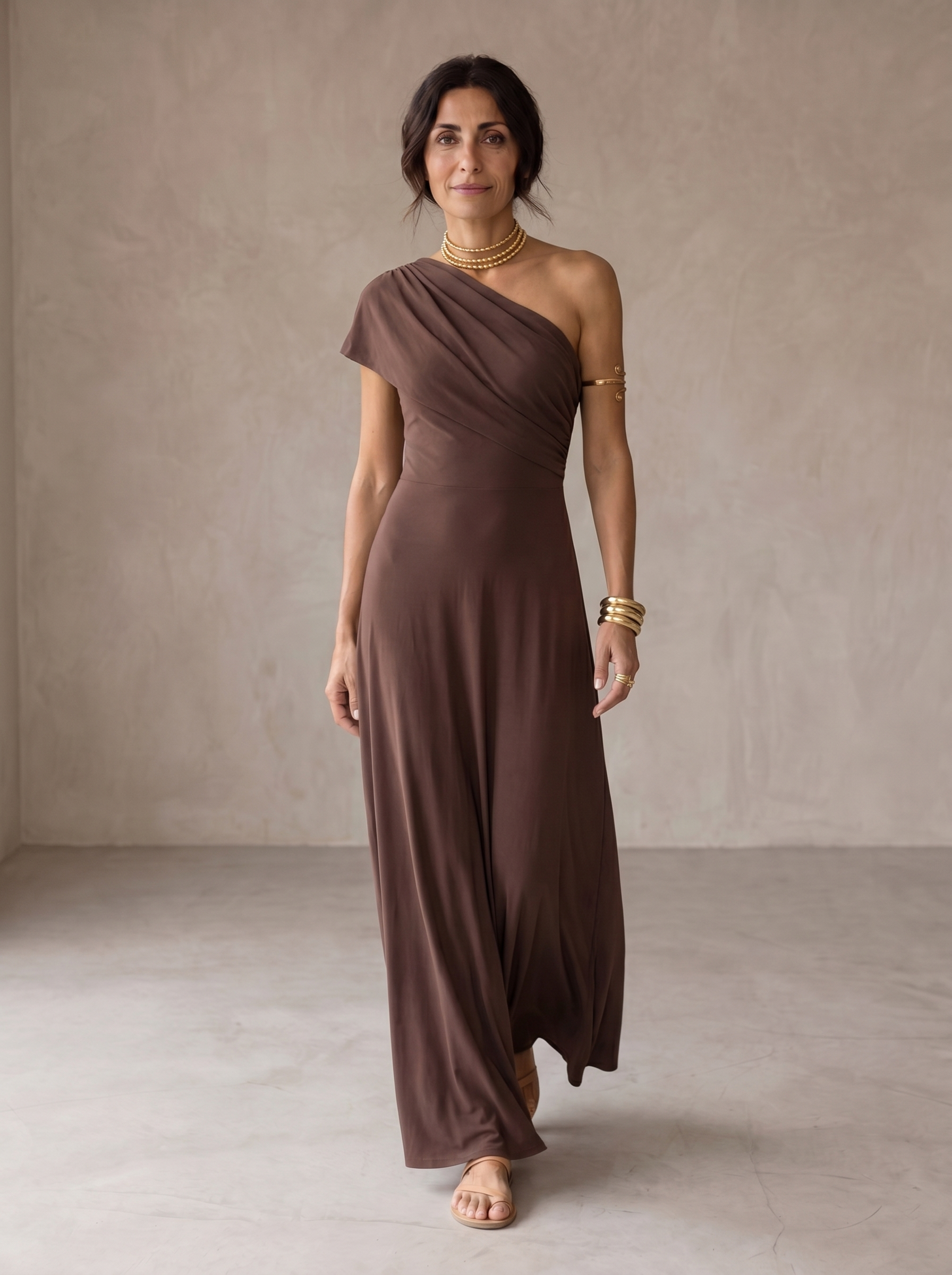 Toledo | Vestido femenino de lino-seda
