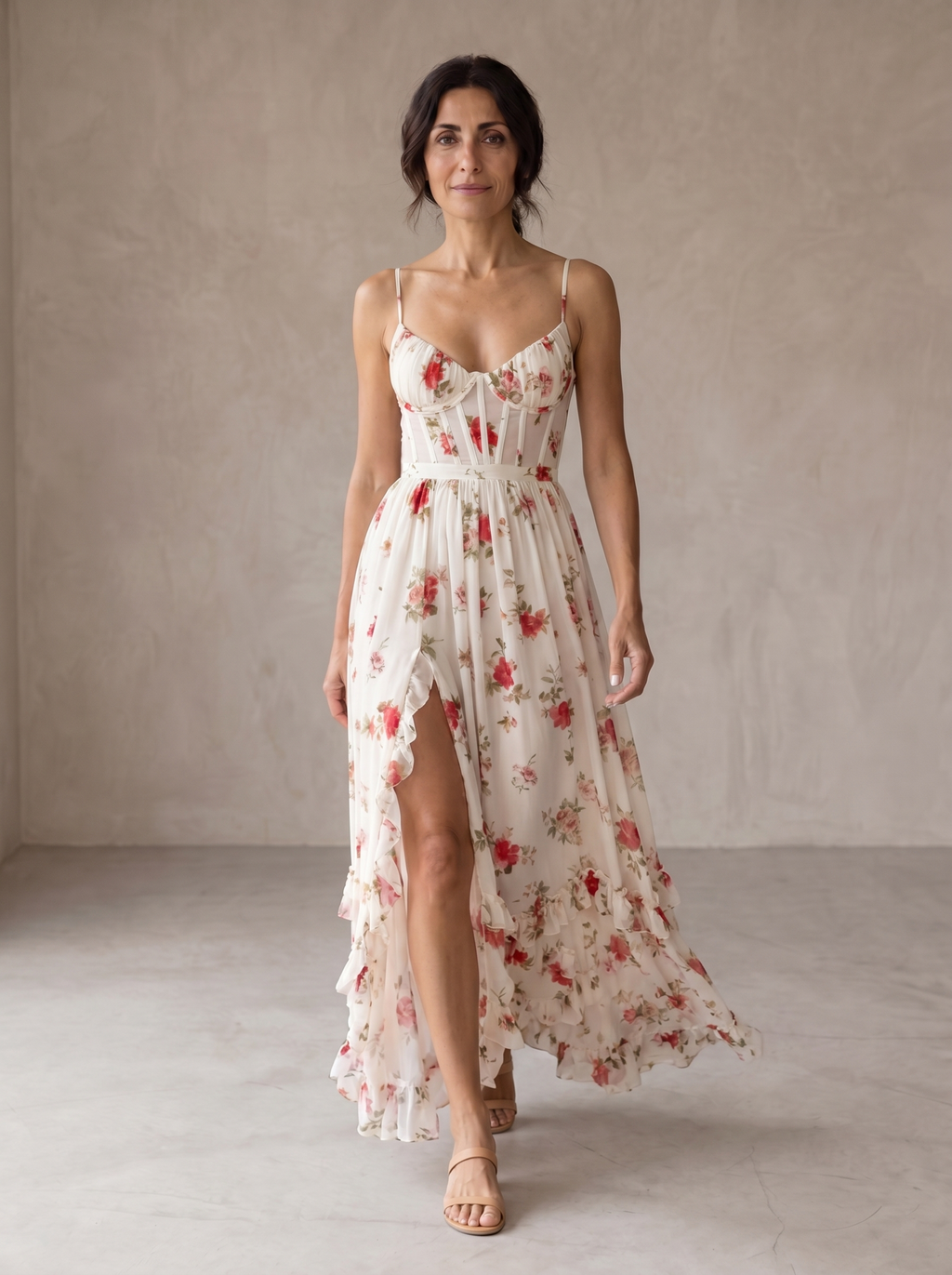 Carmen | Vestido de flores romántico
