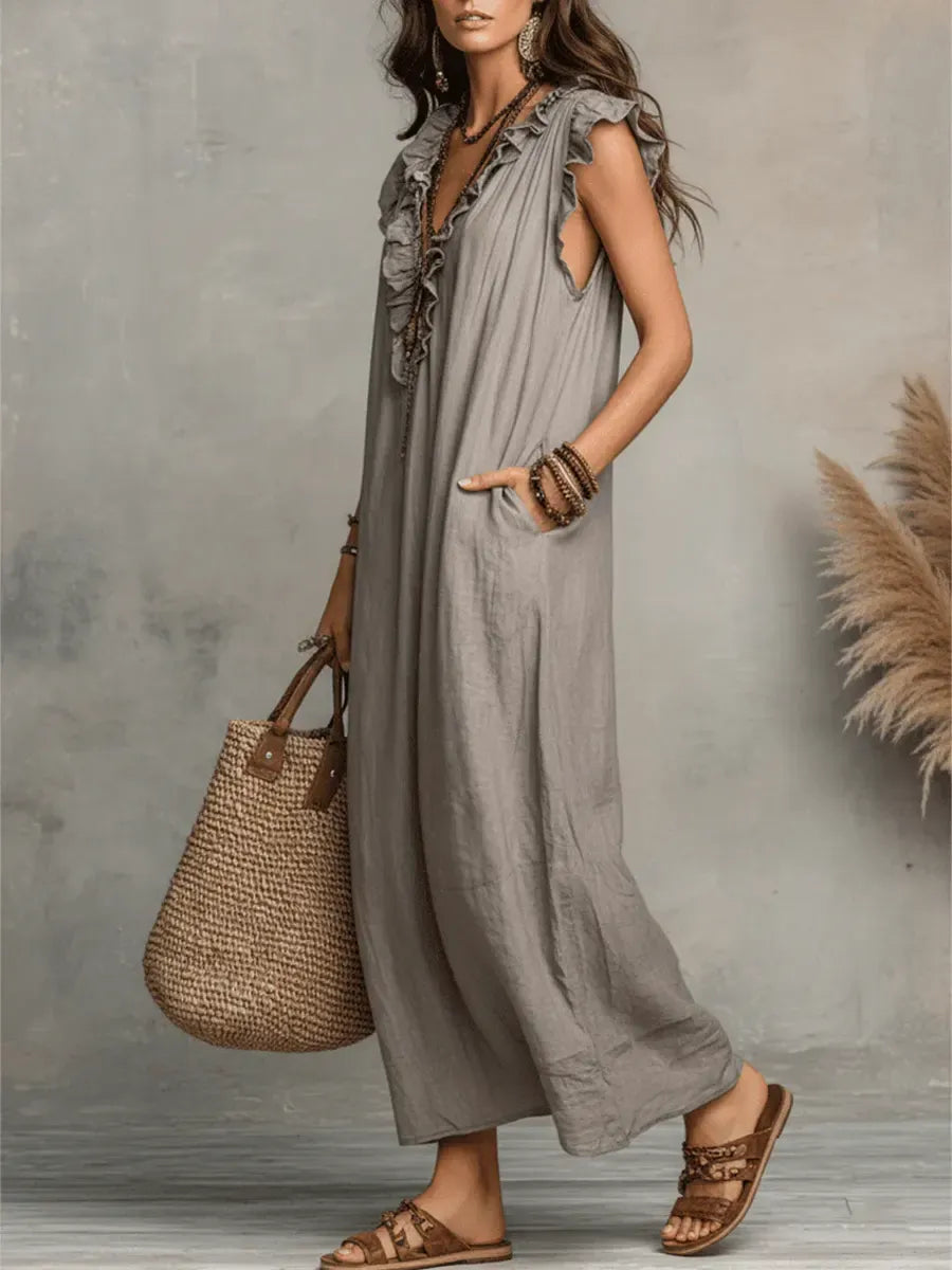 CARMEN | VESTIDO LARGO BOHEMIO