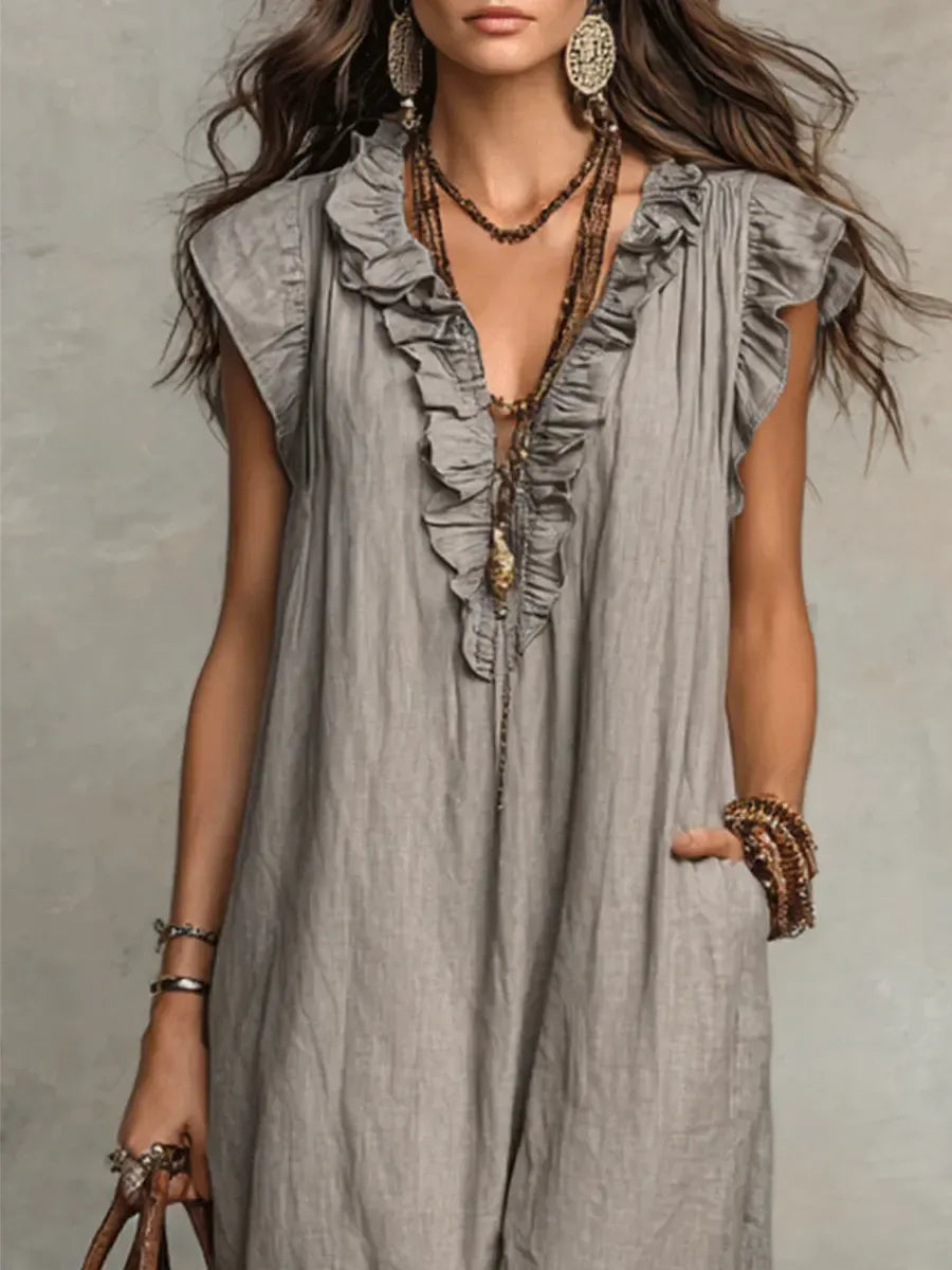CARMEN | VESTIDO LARGO BOHEMIO