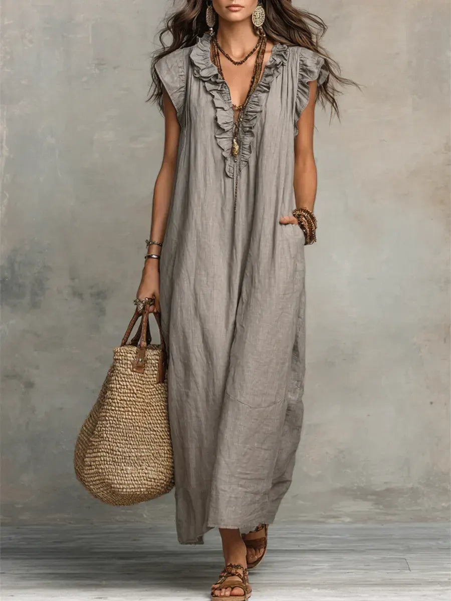 CARMEN | VESTIDO LARGO BOHEMIO