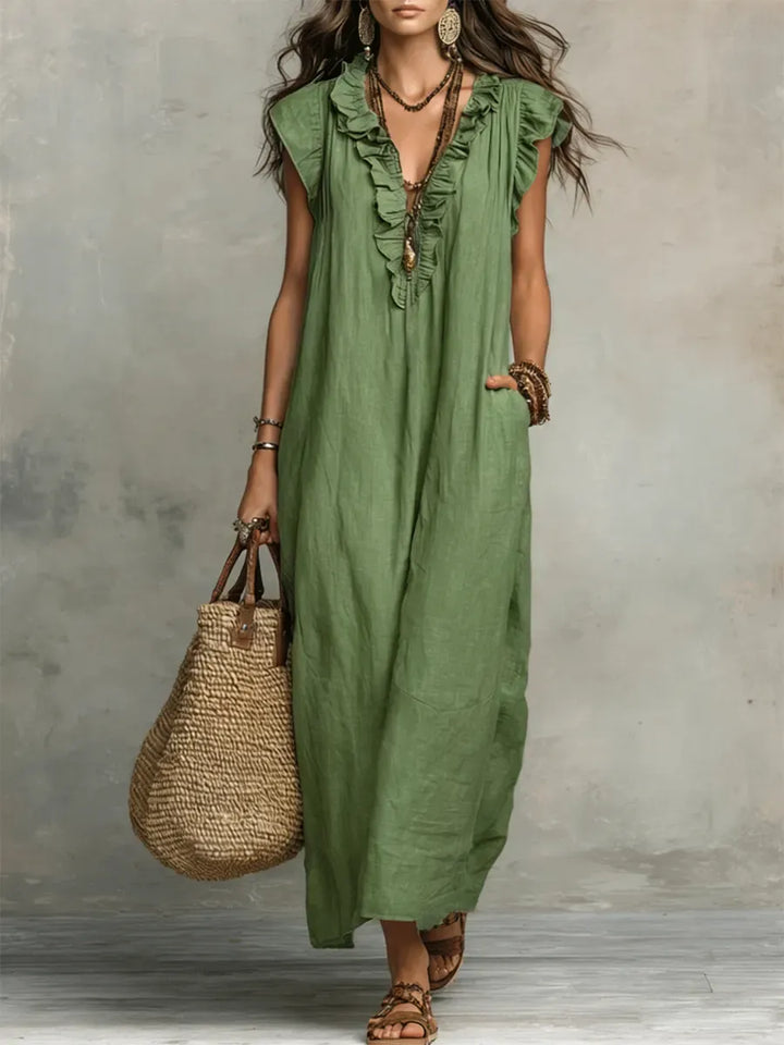 CARMEN | VESTIDO LARGO BOHEMIO