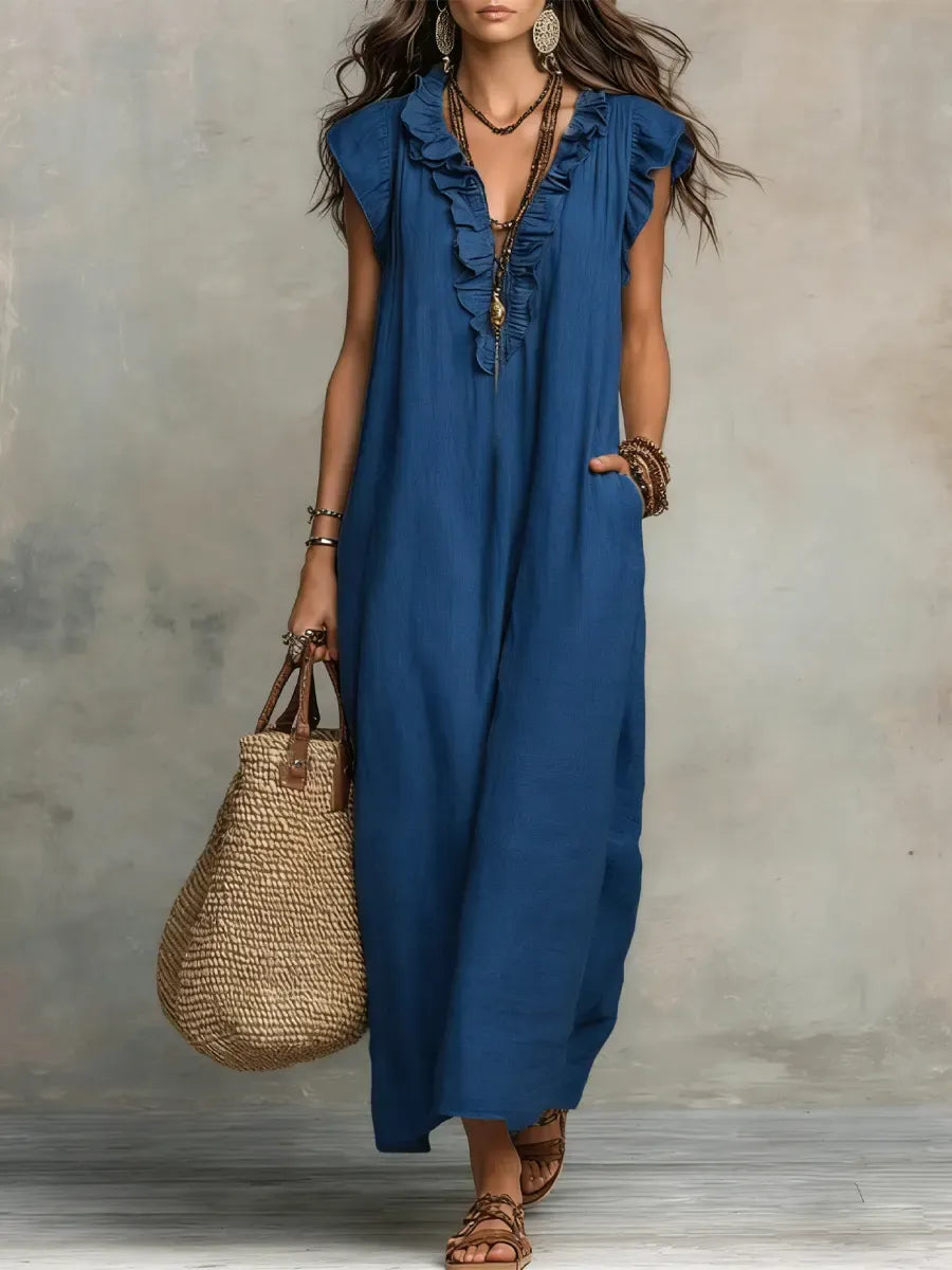 CARMEN | VESTIDO LARGO BOHEMIO