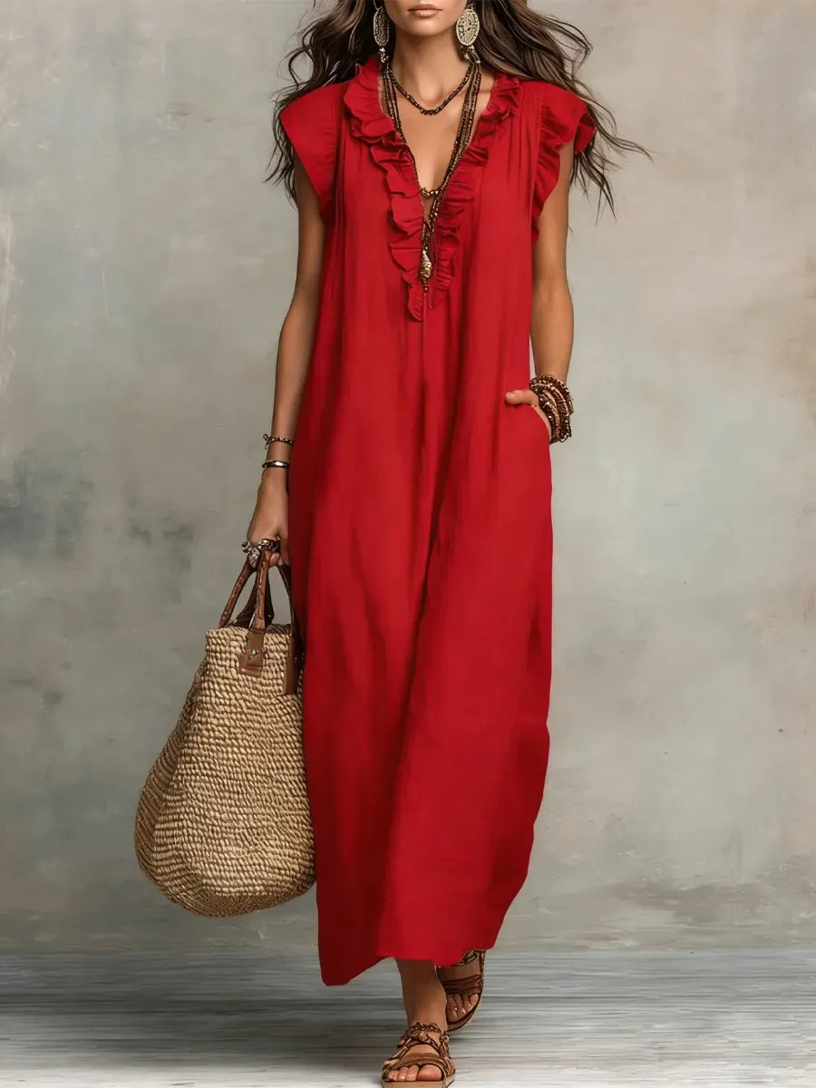 CARMEN | VESTIDO LARGO BOHEMIO