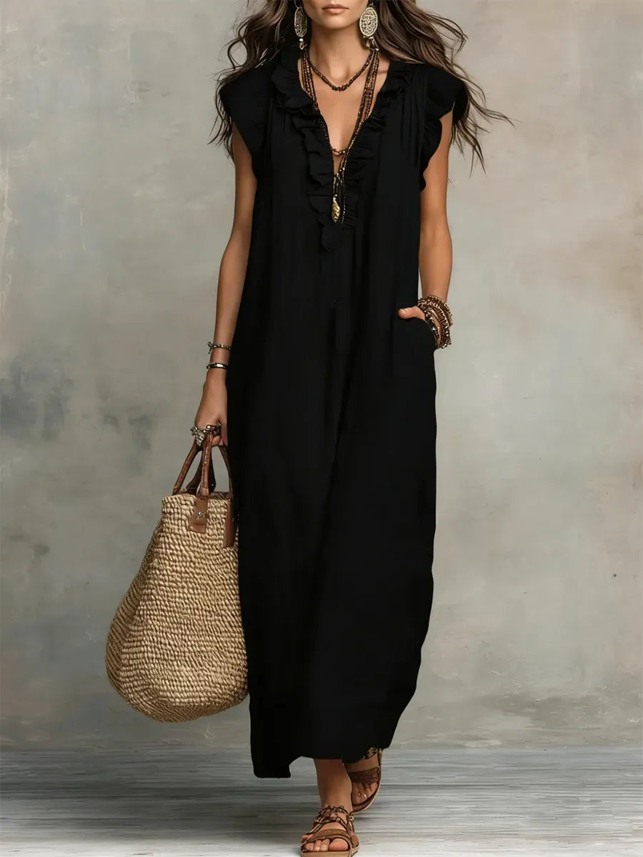 CARMEN | VESTIDO LARGO BOHEMIO