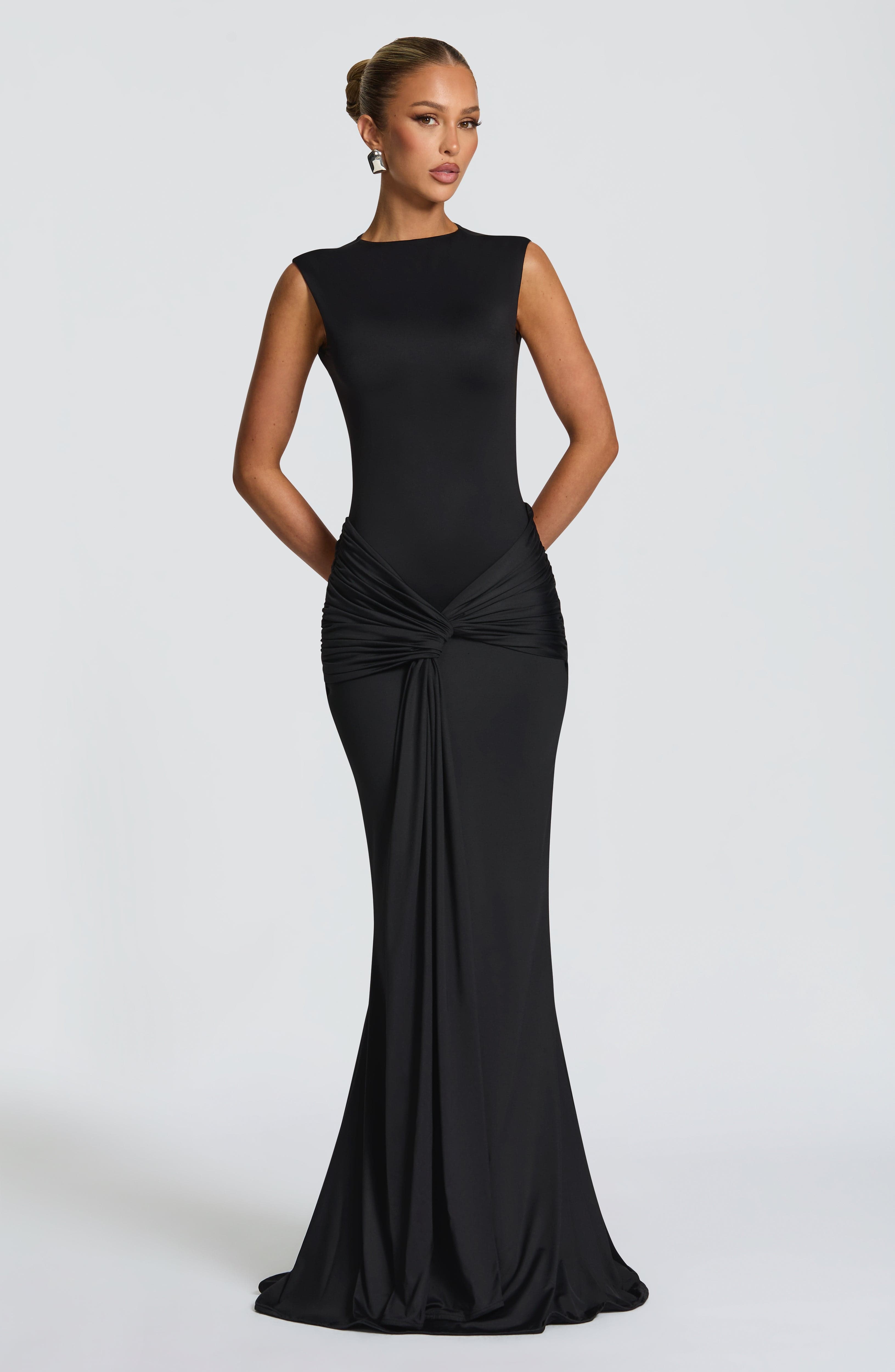Vestido Carbajo™ -  Silueta elegante con drapeado escultural