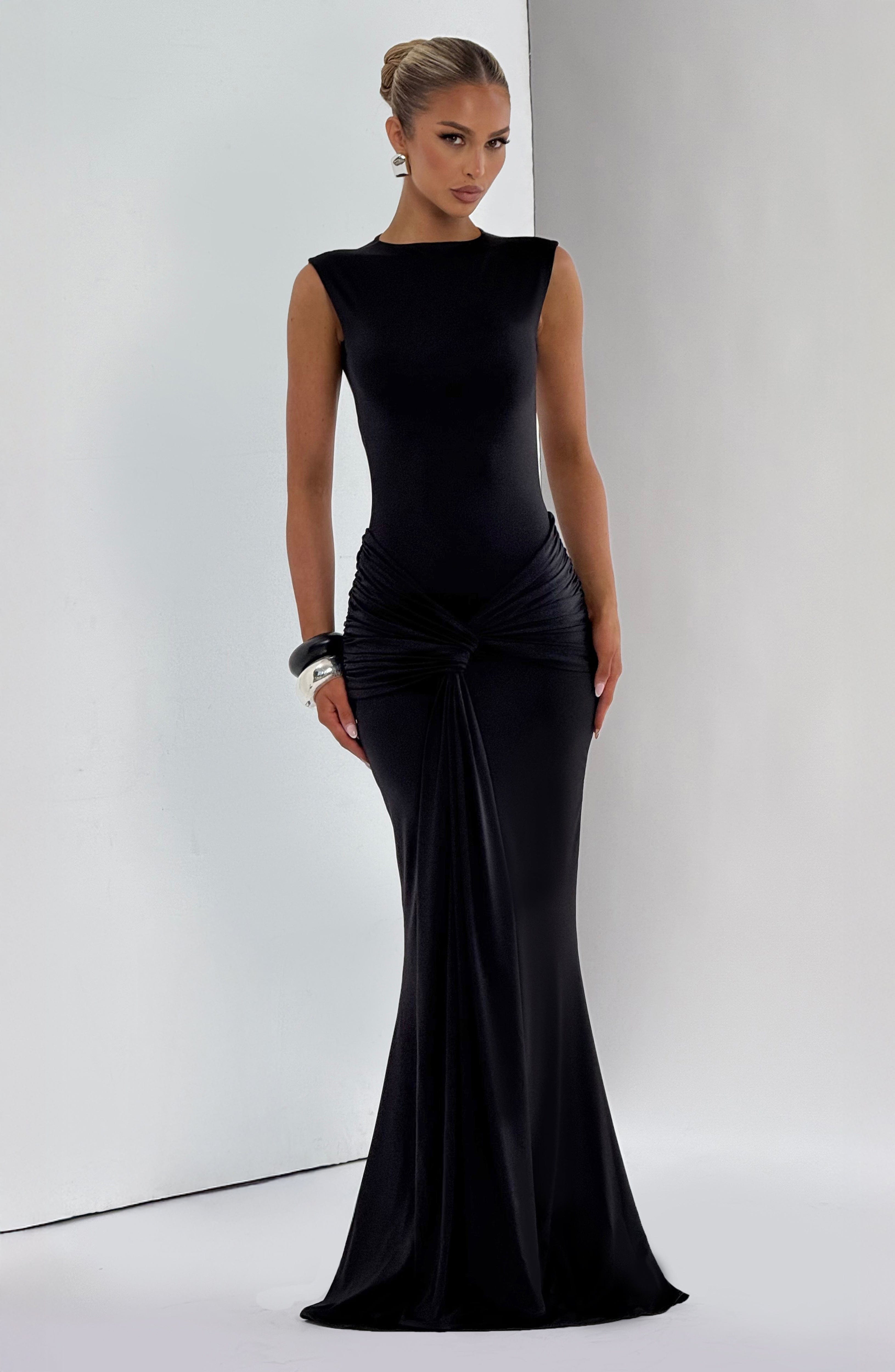 Vestido Carbajo™ -  Silueta elegante con drapeado escultural