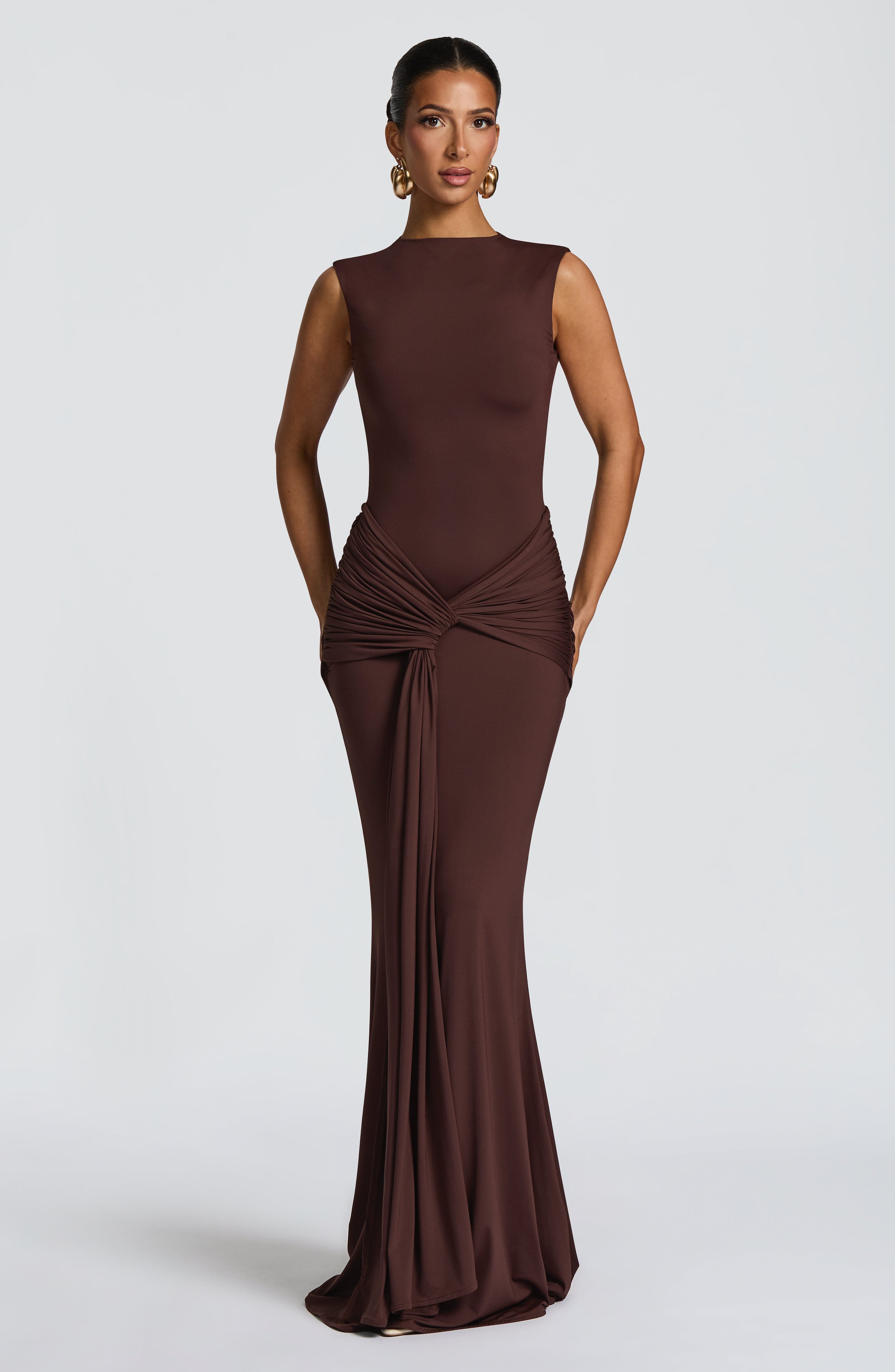 Vestido Carbajo™ -  Silueta elegante con drapeado escultural