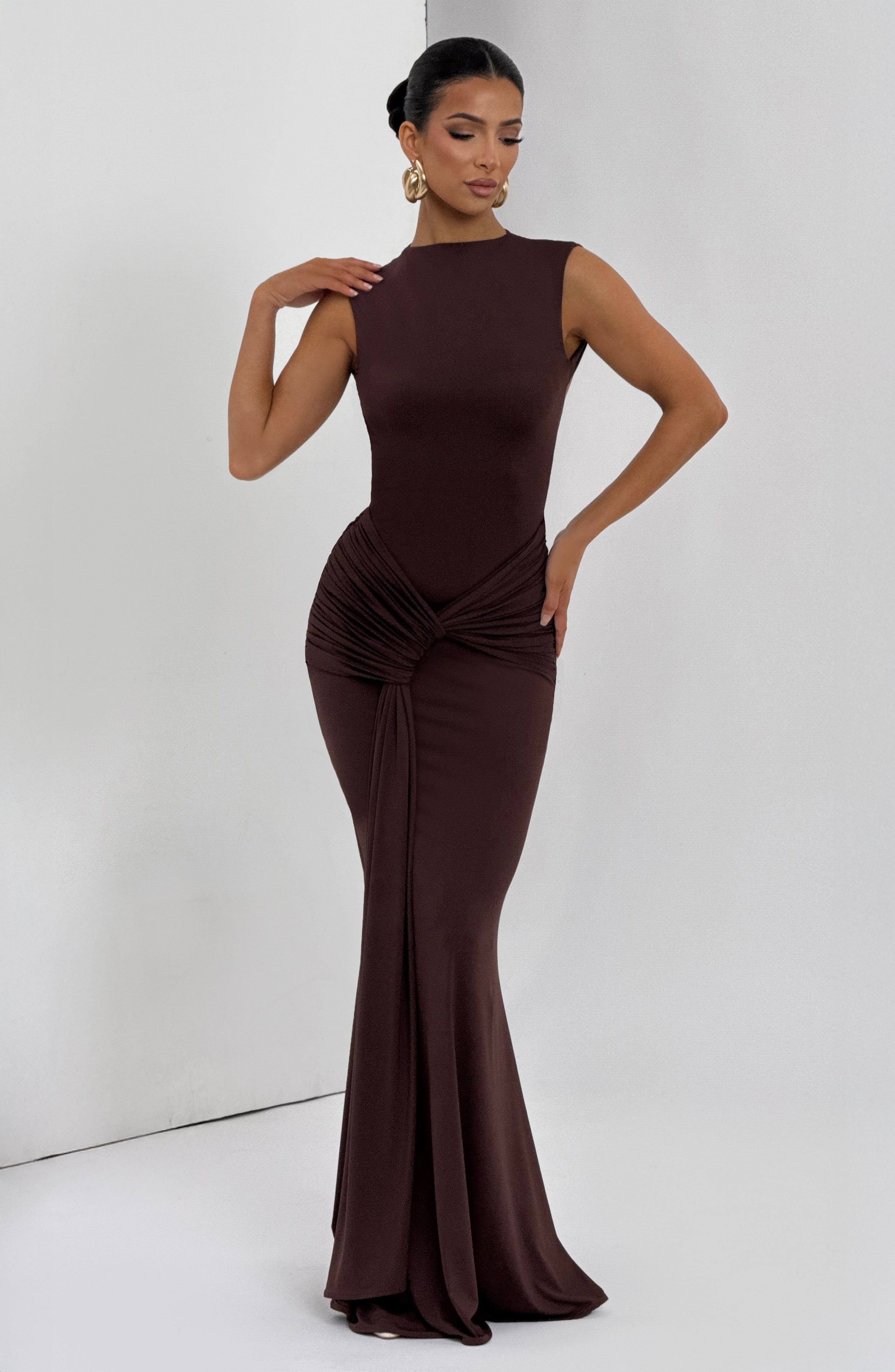 Vestido Carbajo™ -  Silueta elegante con drapeado escultural