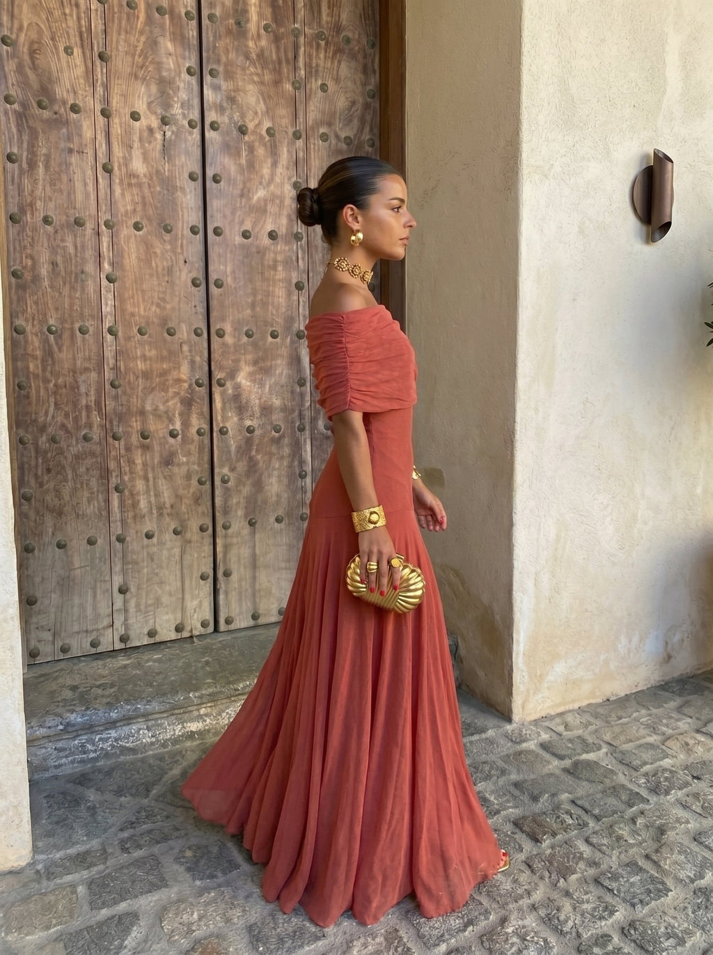Toledo | Vestido femenino de lino-seda