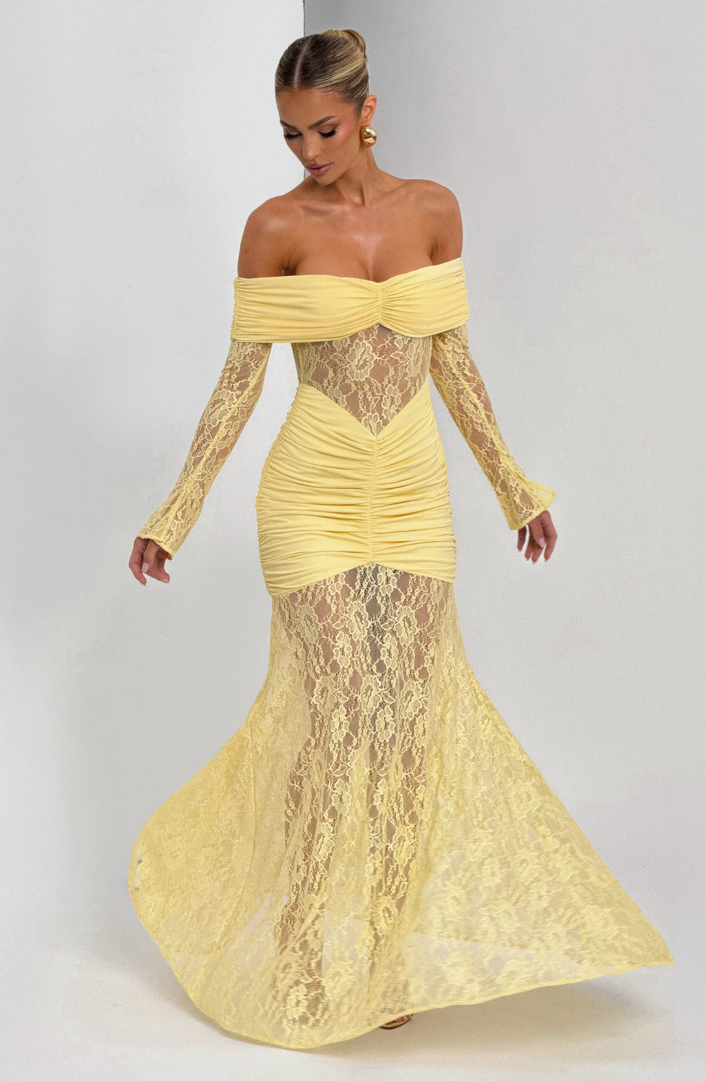 Vestido Libra™ -  Elegancia sofisticada con encaje y drapeado