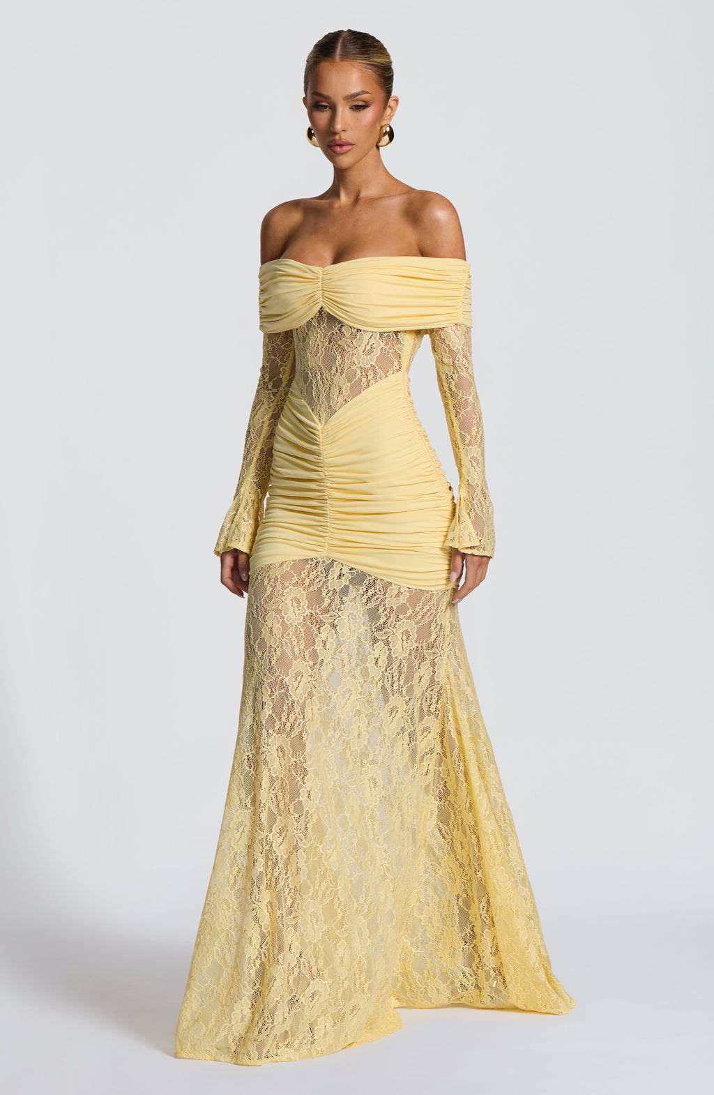 Vestido Libra™ -  Elegancia sofisticada con encaje y drapeado
