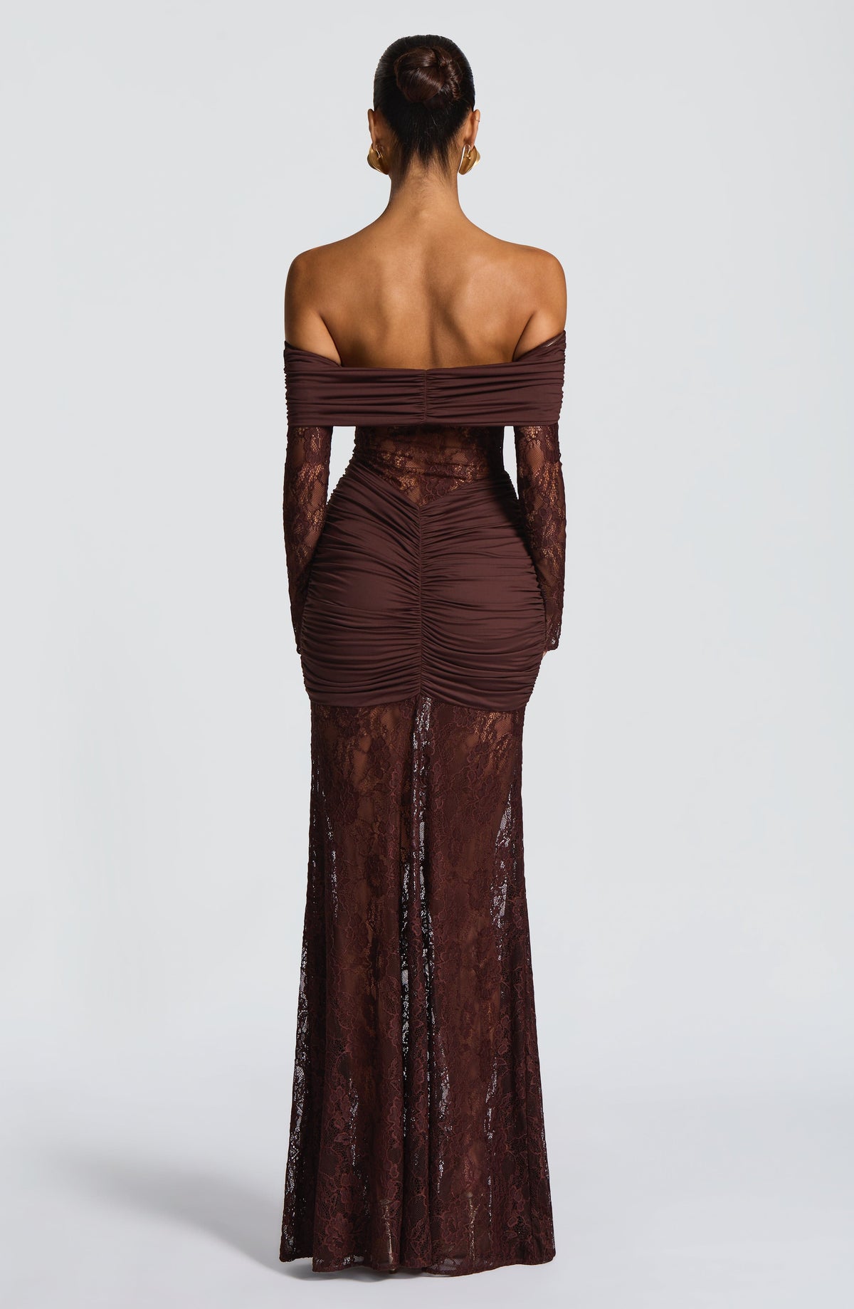 Vestido Libra™ -  Elegancia sofisticada con encaje y drapeado