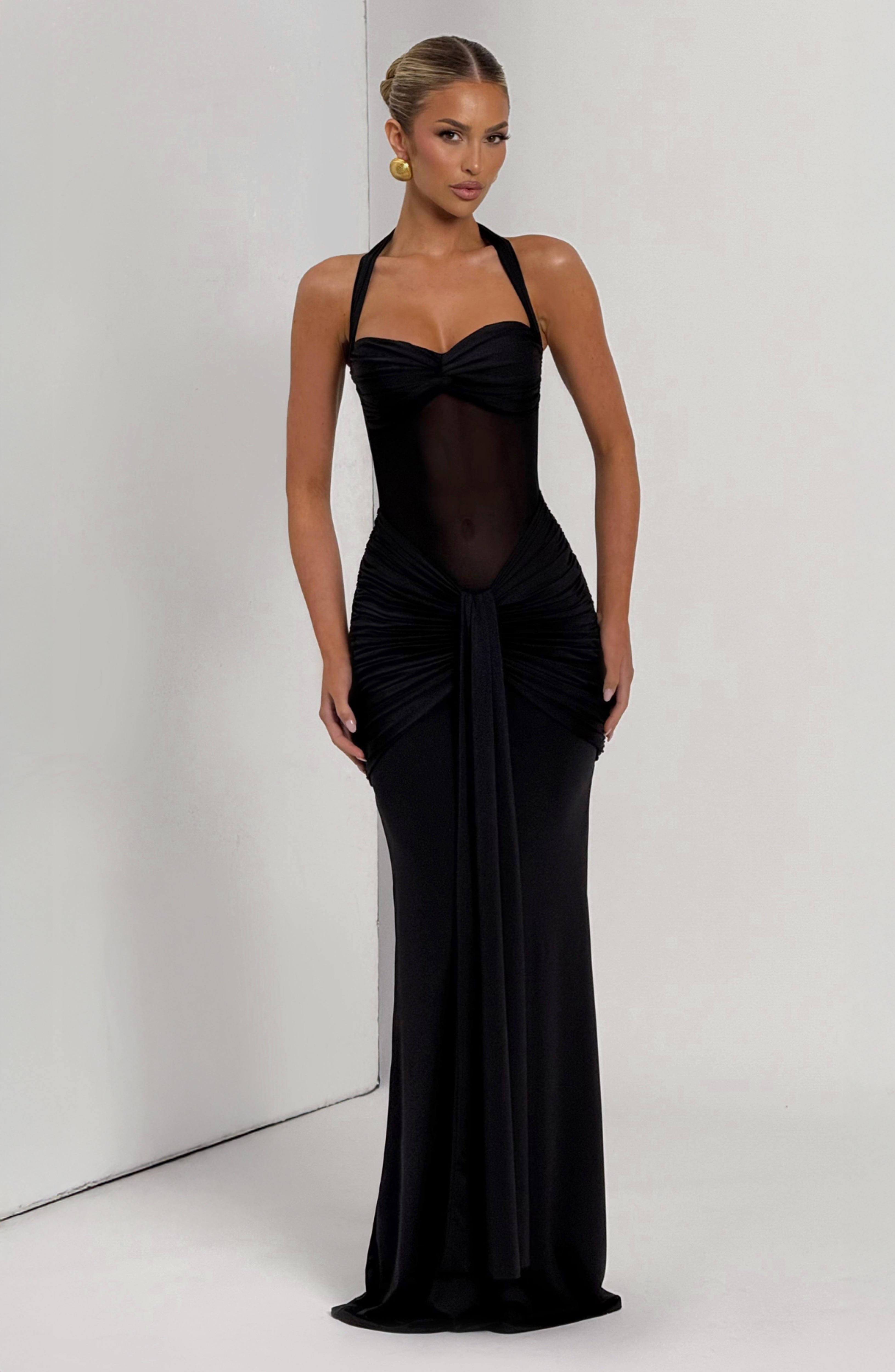 Vestido Yolanda™ -  Elegancia esculpida con efecto drapeado
