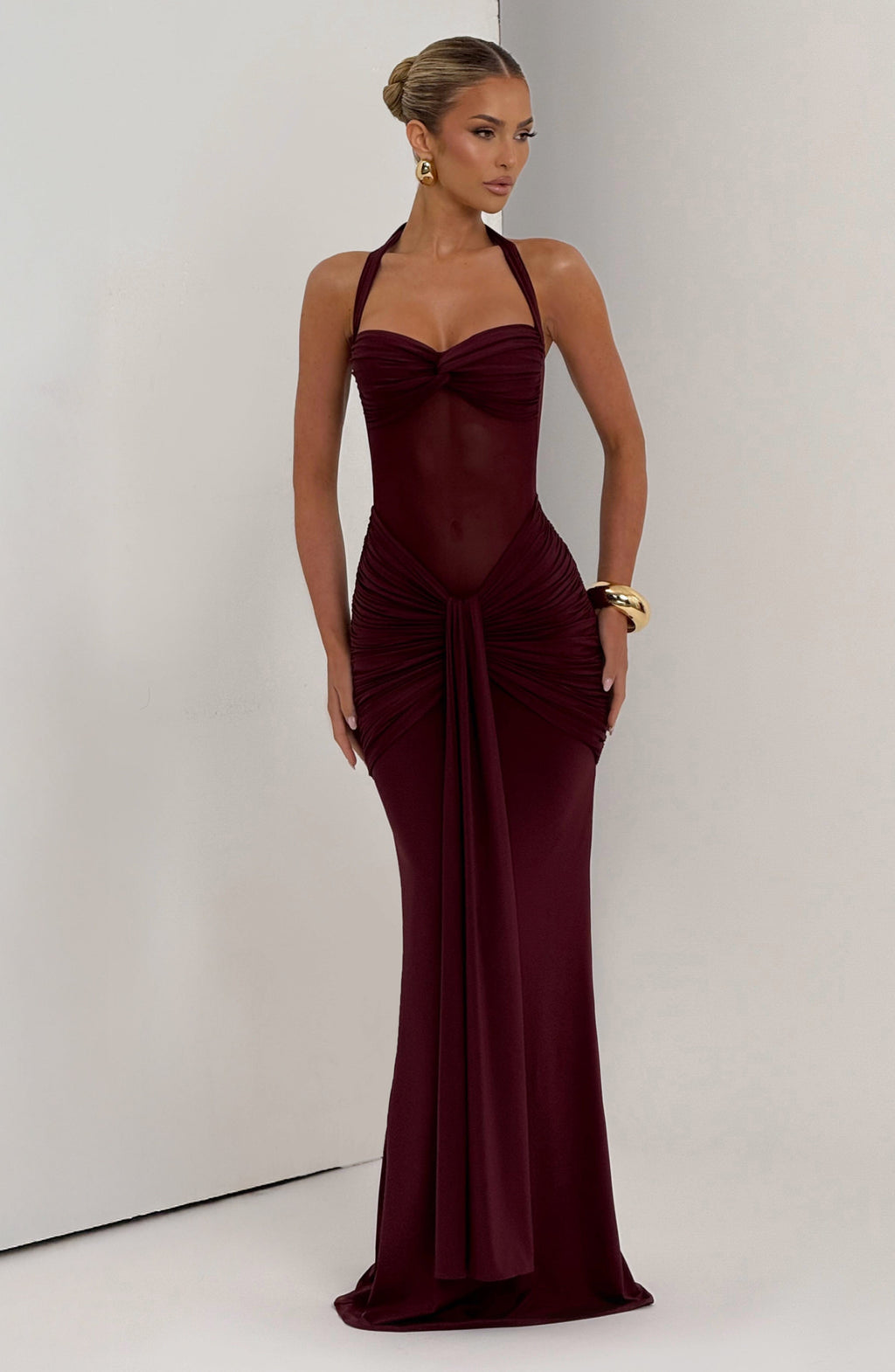 Vestido Yolanda™ -  Elegancia esculpida con efecto drapeado