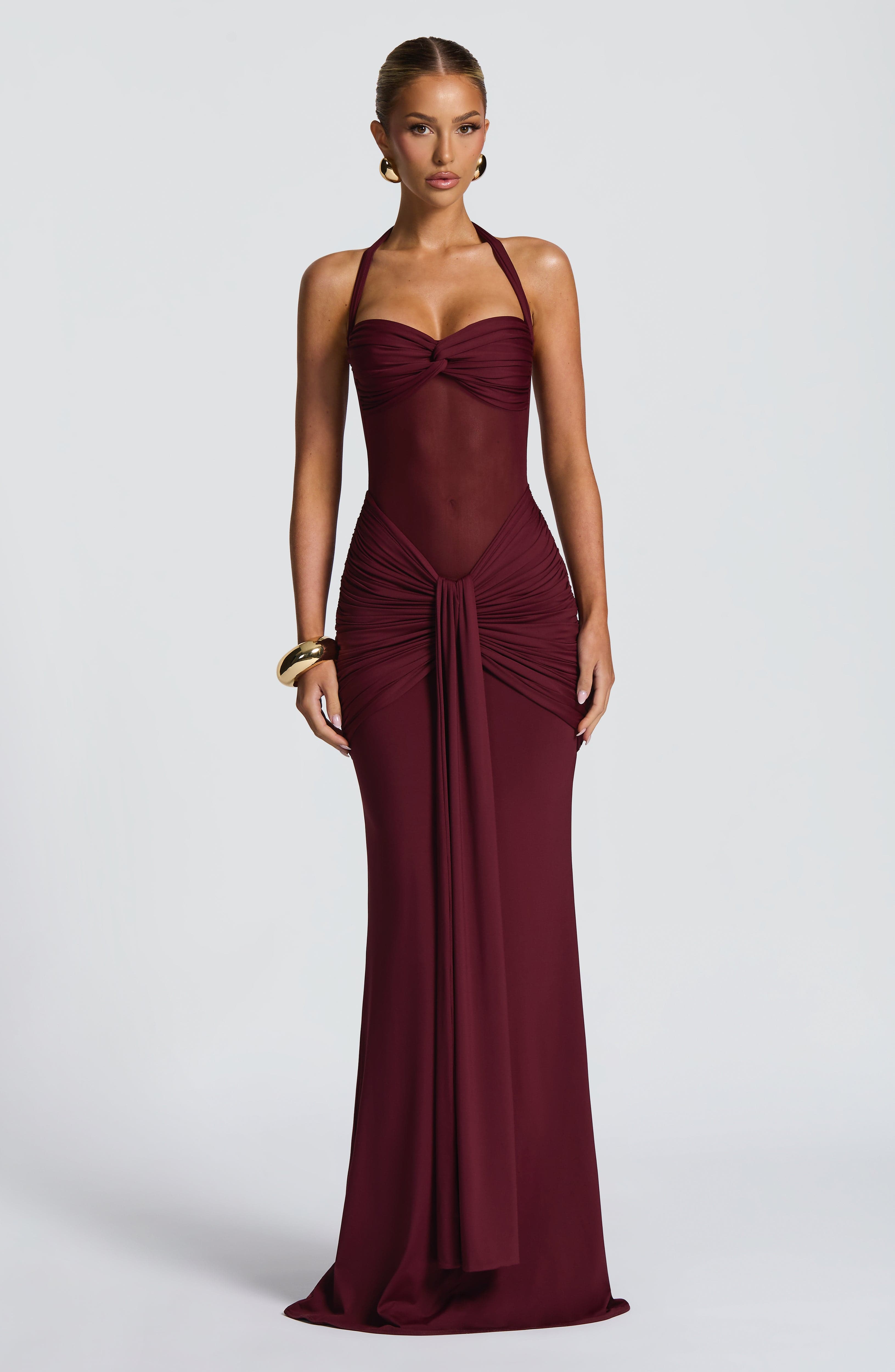 Vestido Yolanda™ -  Elegancia esculpida con efecto drapeado