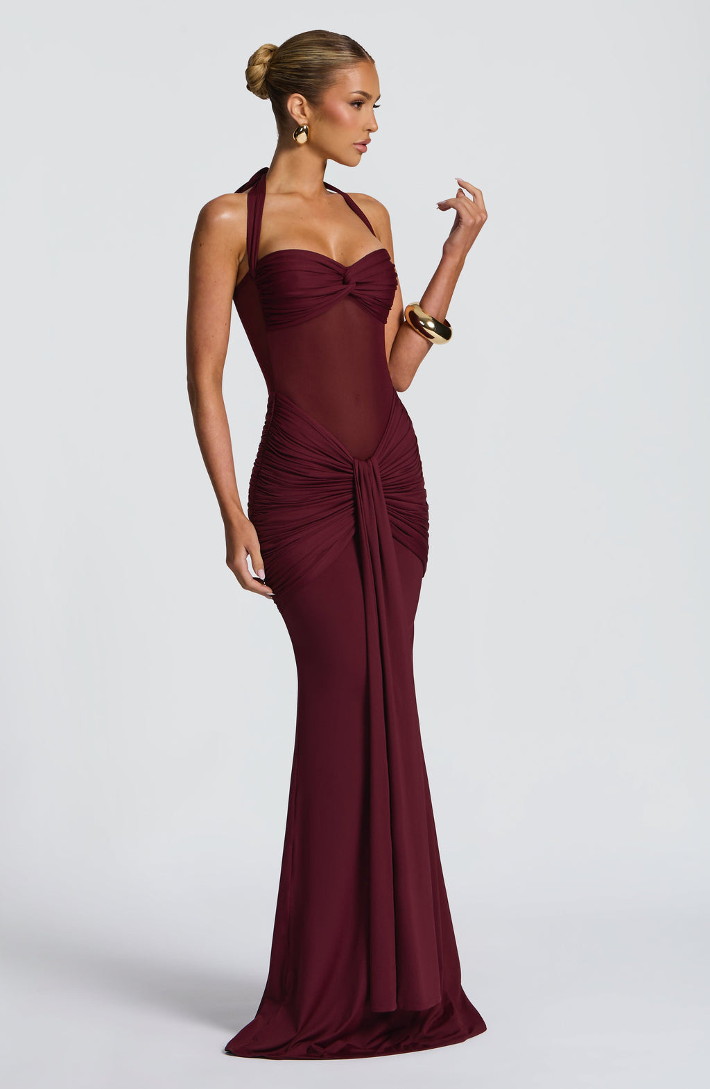 Vestido Yolanda™ -  Elegancia esculpida con efecto drapeado