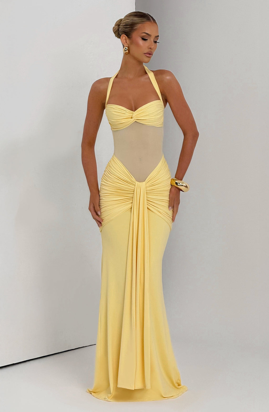 Vestido Yolanda™ -  Elegancia esculpida con efecto drapeado
