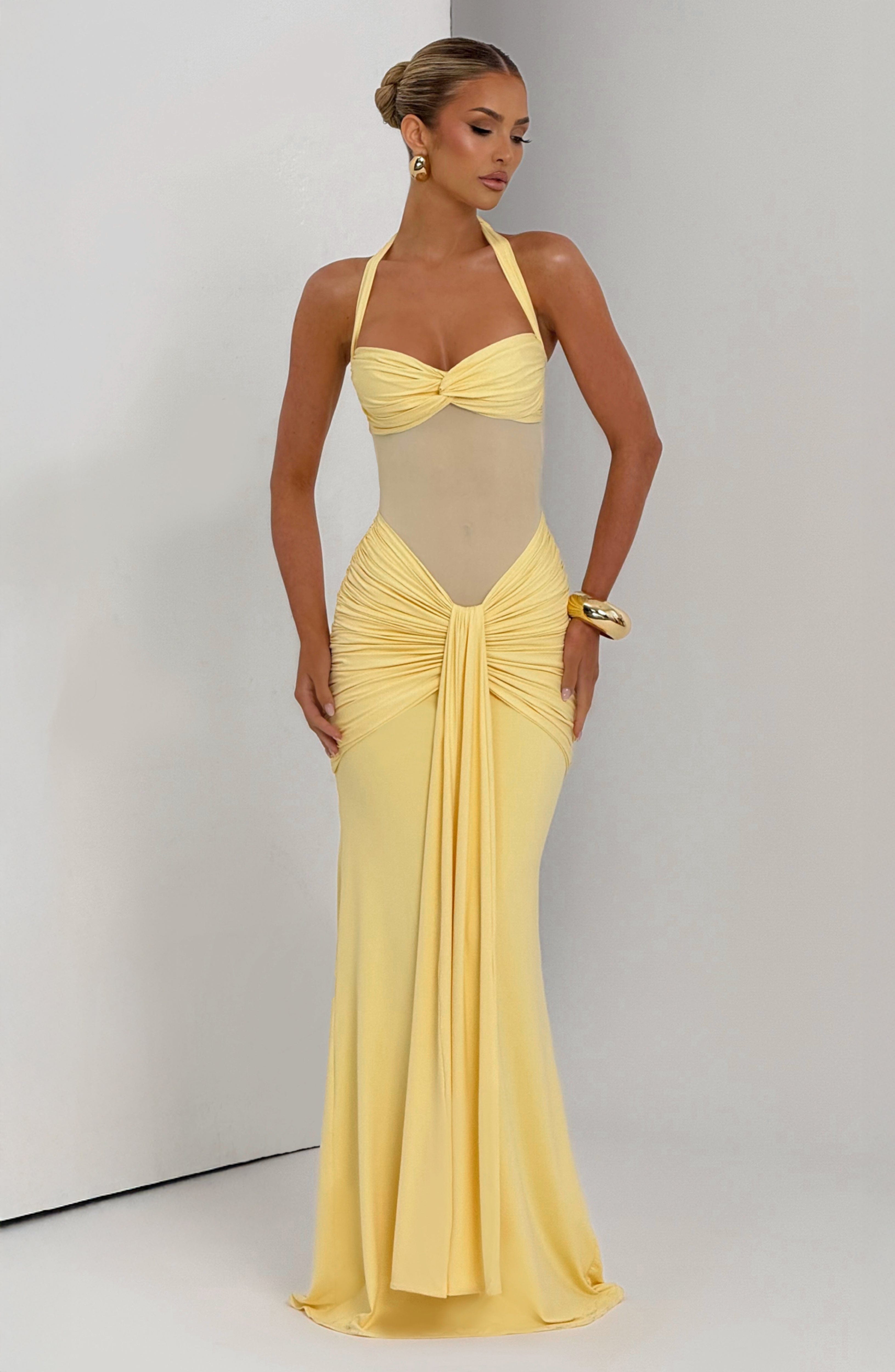 Vestido Yolanda™ -  Elegancia esculpida con efecto drapeado