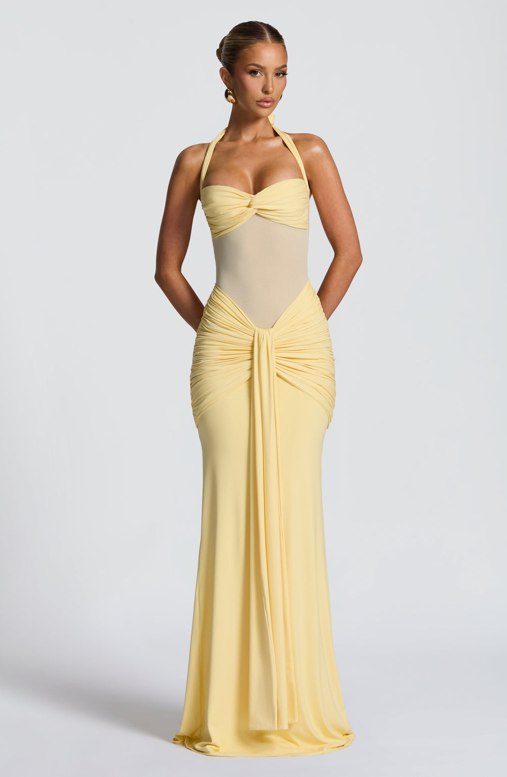 Vestido Yolanda™ -  Elegancia esculpida con efecto drapeado
